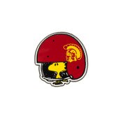 USC Trojans Cardinal Woodstock Football Helmet Magnet